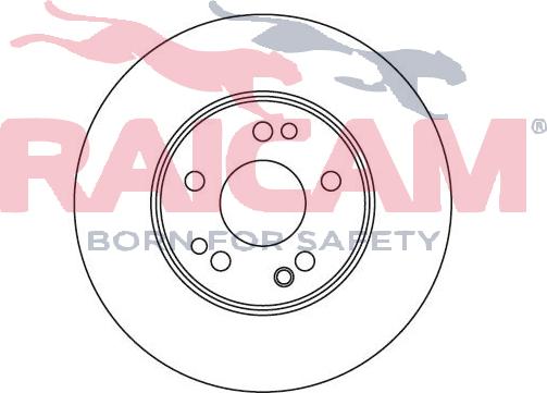 Raicam RD00445 - Тормозной диск autospares.lv