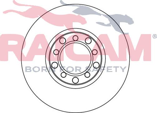 Raicam RD00441 - Тормозной диск autospares.lv