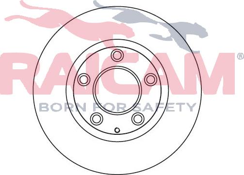 Raicam RD00416 - Тормозной диск autospares.lv