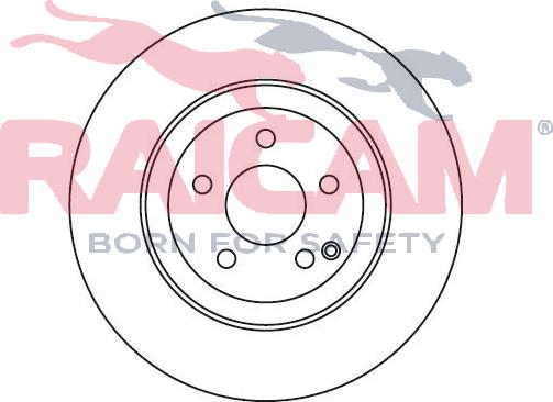 Raicam RD00475 - Тормозной диск autospares.lv