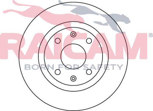 Raicam RD00542 - Тормозной диск autospares.lv