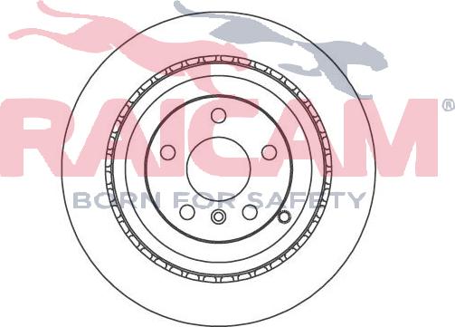 Raicam RD00502 - Тормозной диск autospares.lv