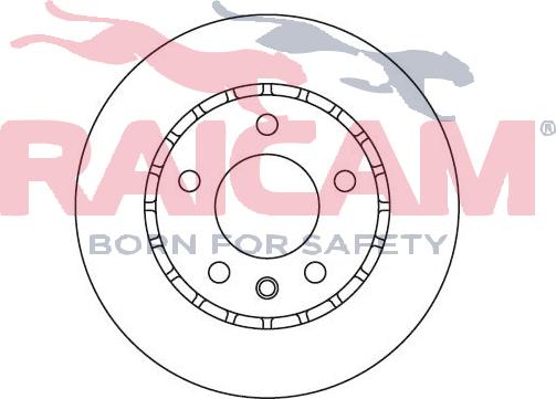Raicam RD00573 - Тормозной диск autospares.lv