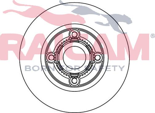 Raicam RD00690 - Тормозной диск autospares.lv