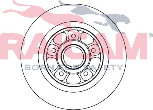 Raicam RD00678 - Тормозной диск autospares.lv