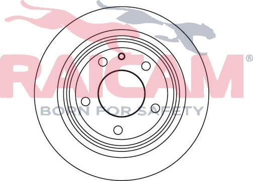 Raicam RD00041 - Тормозной диск autospares.lv