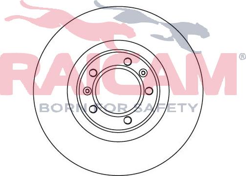 Raicam RD00007 - Тормозной диск autospares.lv