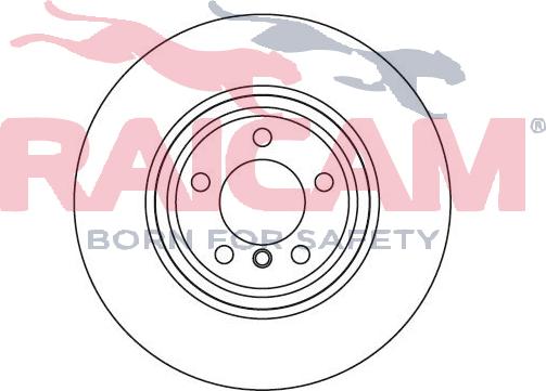 Raicam RD00083 - Тормозной диск autospares.lv