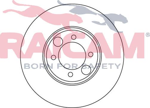 Raicam RD00023 - Тормозной диск autospares.lv