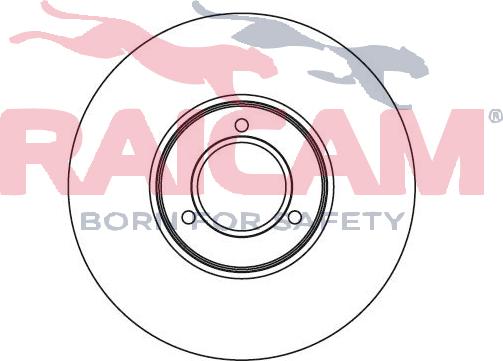 Raicam RD00103 - Тормозной диск autospares.lv