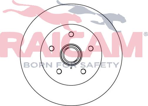 Raicam RD00851 - Тормозной диск autospares.lv