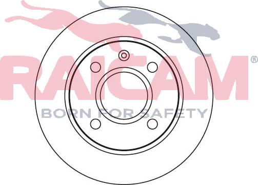 Raicam RD00239 - Тормозной диск autospares.lv