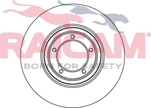 Raicam RD00231 - Тормозной диск autospares.lv