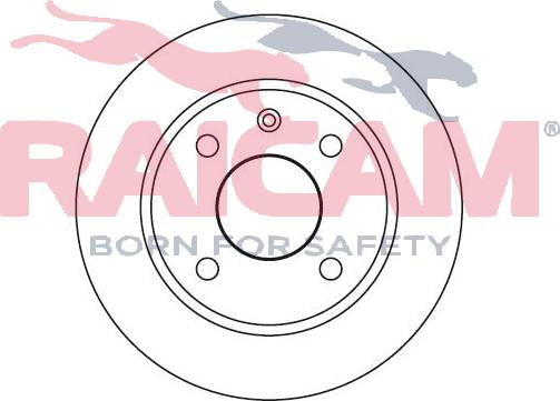 Raicam RD00229 - Тормозной диск autospares.lv