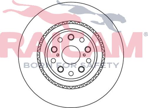 Raicam RD01483 - Тормозной диск autospares.lv