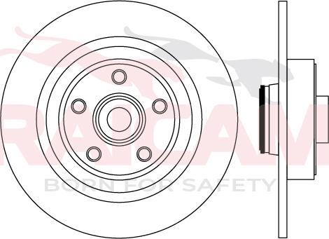Raicam RD01546 - Тормозной диск autospares.lv