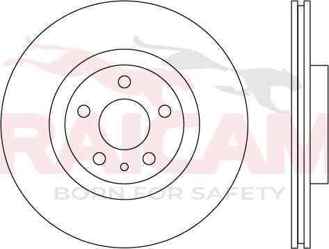 Raicam RD01540 - Тормозной диск autospares.lv