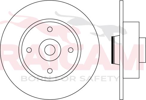 Raicam RD01541 - Тормозной диск autospares.lv