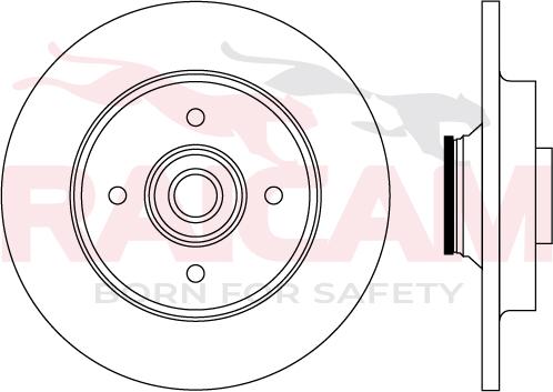 Raicam RD01552 - Тормозной диск autospares.lv