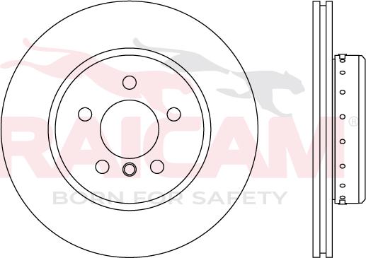 Raicam RD01519 - Тормозной диск autospares.lv