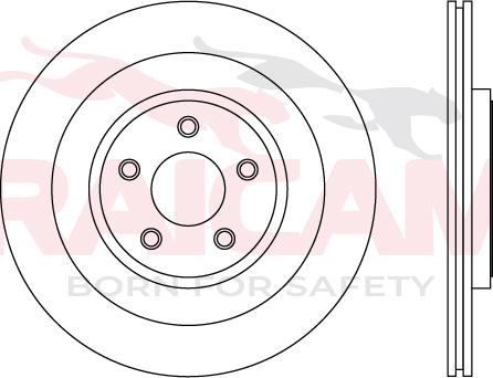 Raicam RD01510 - Тормозной диск autospares.lv