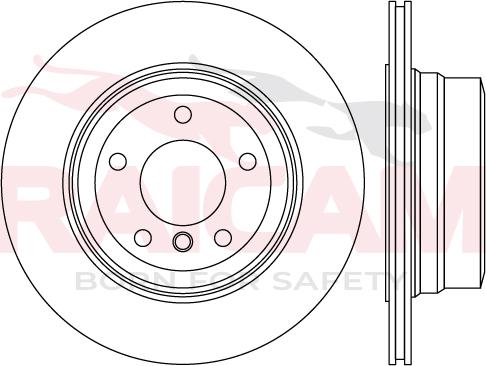 Raicam RD01511 - Тормозной диск autospares.lv