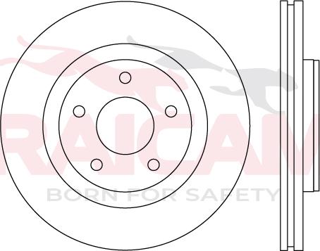 Raicam RD01512 - Тормозной диск autospares.lv