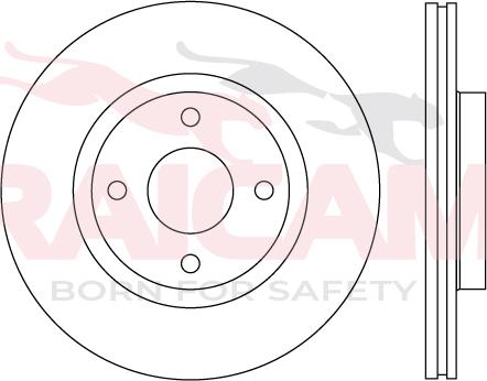 Raicam RD01589 - Тормозной диск autospares.lv