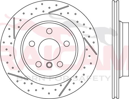 Raicam RD01584 - Тормозной диск autospares.lv