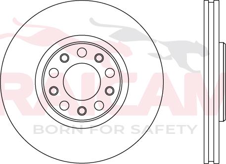 Raicam RD01534 - Тормозной диск autospares.lv