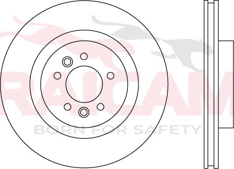 Raicam RD01536 - Тормозной диск autospares.lv