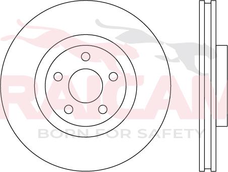 Raicam RD01533 - Тормозной диск autospares.lv