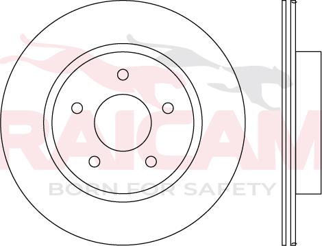 Raicam RD01532 - Тормозной диск autospares.lv