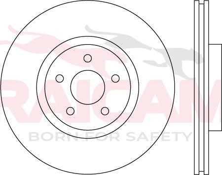 Raicam RD01524 - Тормозной диск autospares.lv