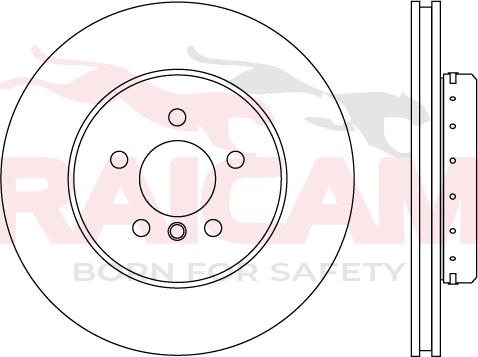 Raicam RD01528 - Тормозной диск autospares.lv