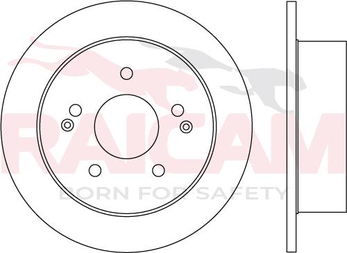 Raicam RD01609 - Тормозной диск autospares.lv