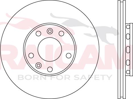 Raicam RD01613 - Тормозной диск autospares.lv