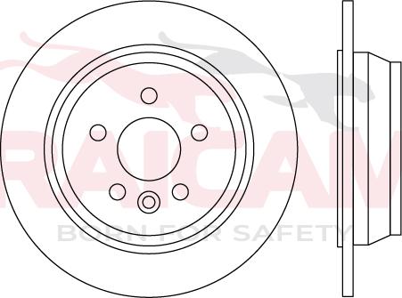 Raicam RD01624 - Тормозной диск autospares.lv