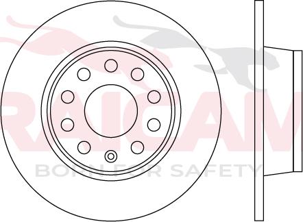 Raicam RD01621 - Тормозной диск autospares.lv