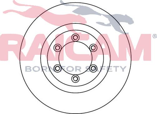 Raicam RD01012 - Тормозной диск autospares.lv