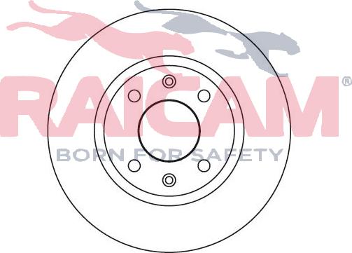 Raicam RD01039 - Тормозной диск autospares.lv