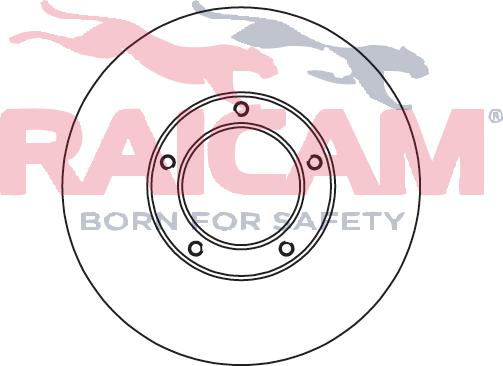 Raicam RD01072 - Тормозной диск autospares.lv