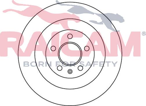 Raicam RD01133 - Тормозной диск autospares.lv