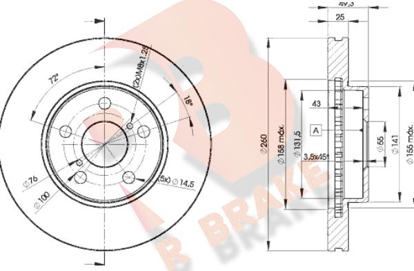 NK 314564 - Тормозной диск autospares.lv