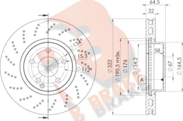 R Brake 78RBD26472 - Тормозной диск autospares.lv