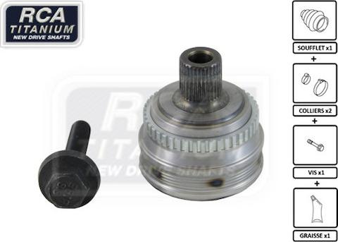 RCA France AA04A - Шарнирный комплект, ШРУС, приводной вал autospares.lv