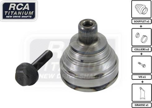 RCA France AA10 - Шарнирный комплект, ШРУС, приводной вал autospares.lv