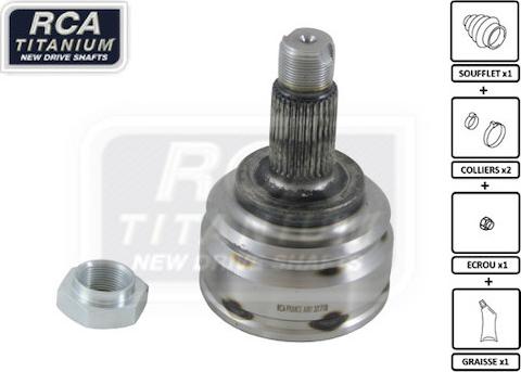 RCA France AB01 - Шарнирный комплект, ШРУС, приводной вал autospares.lv