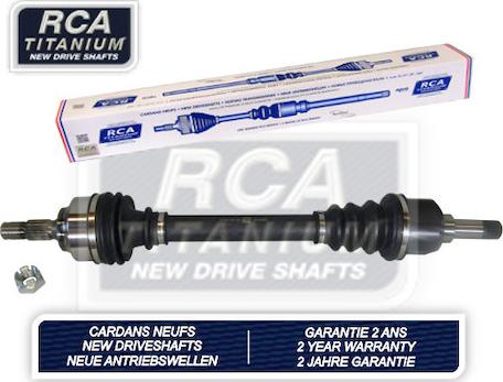 RCA France C930N - Приводной вал autospares.lv