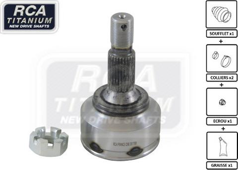 RCA France CI90 - Шарнирный комплект, ШРУС, приводной вал autospares.lv